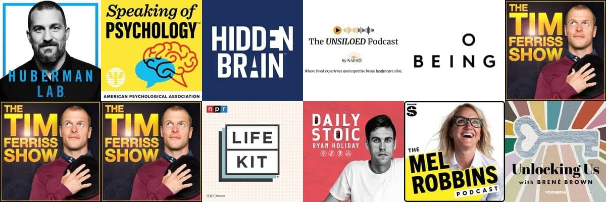 twelve journaling podcast episodes worth your commute